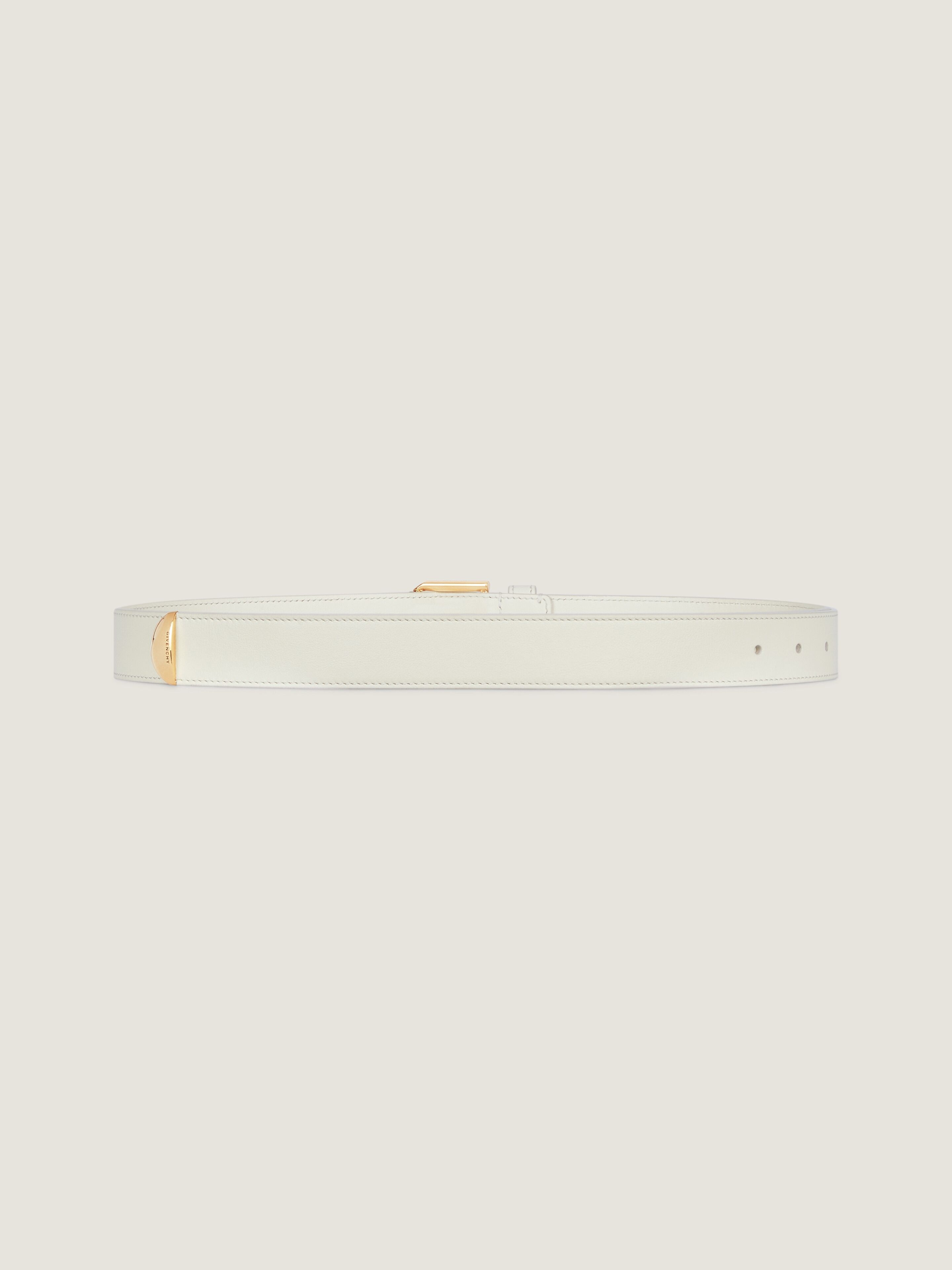 Voyou belt in shiny leather